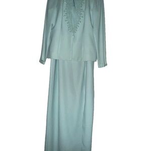 Karen Millen Green Maxi Pencil Skirt for Cocktail